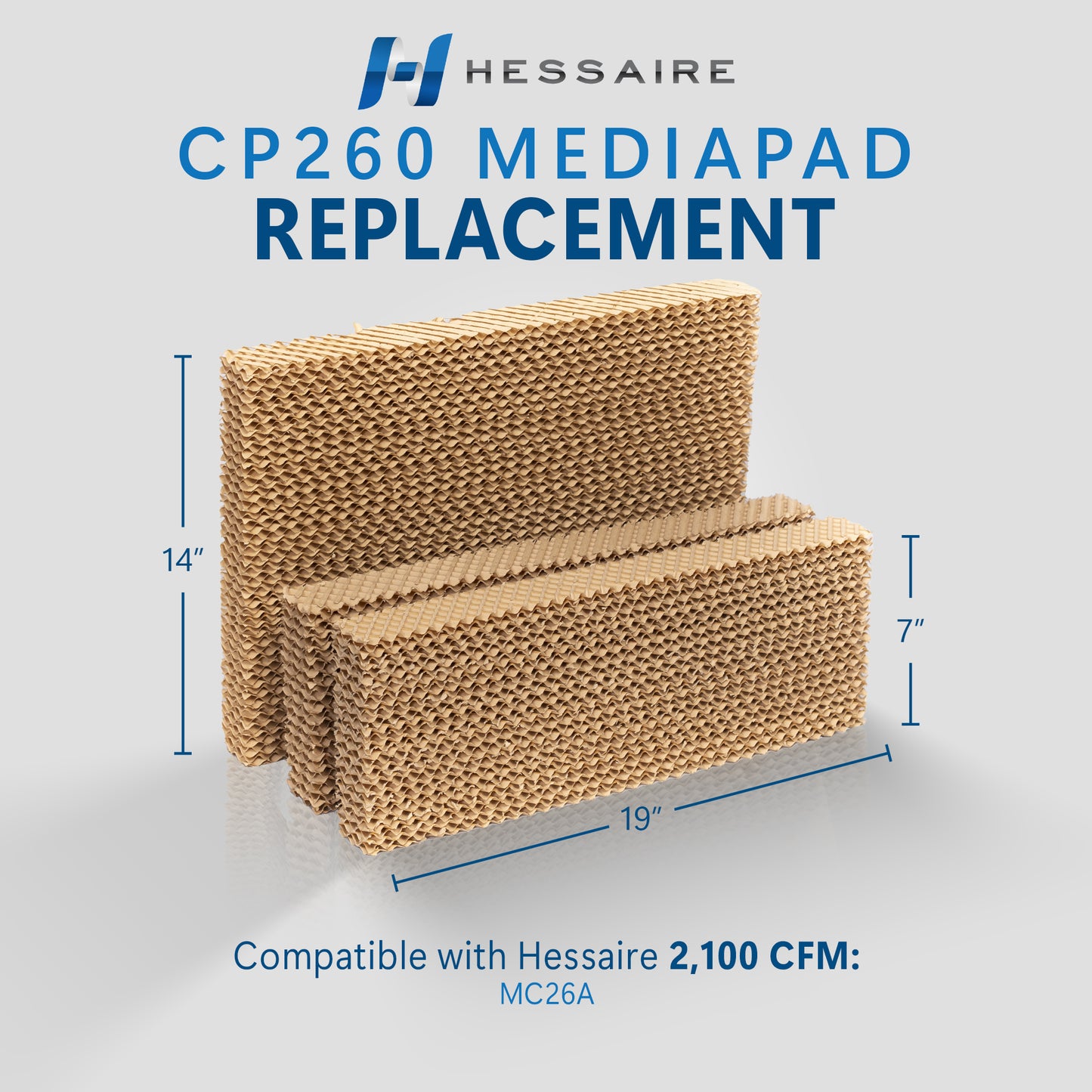 Media Pad Set, 2100 CFM (MC26, MC27) PN: CP260