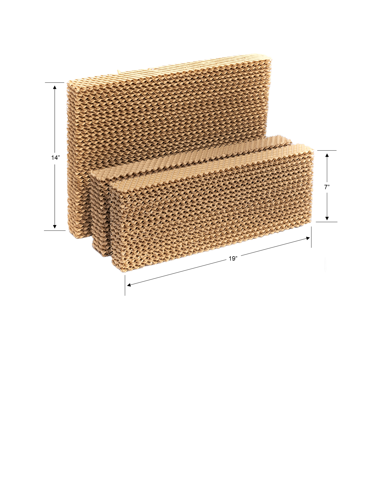 Media Pad Set, 2100 CFM (MC26, MC27) PN: CP260