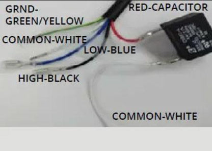 Fan Motor, 1300 CFM (MC17, MC18) PN: 6017051
